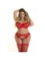 Plus Size String Rot V-8748 von Axami Size Plus