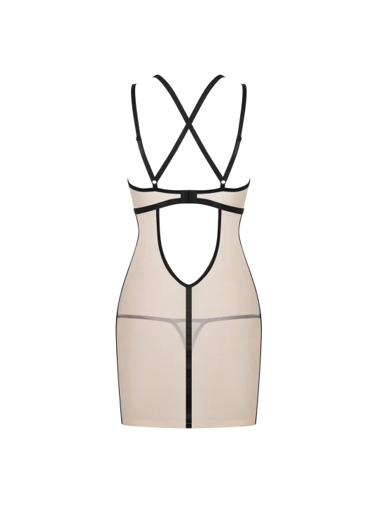 Nudelia Chemise & Tanga Nude von Obsessive