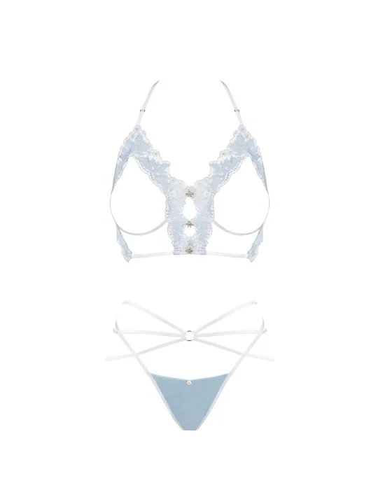 Deilana 2er Set Blau mit Offenen Cups von Obsessive