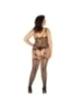 Bodystocking G321 Schwarz Size Plus von Obsessive