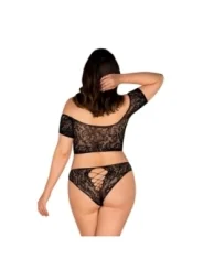 Inessita 2er Set Schwarz Size Plus von Obsessive