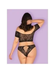 Inessita 2er Set Schwarz Size Plus von Obsessive