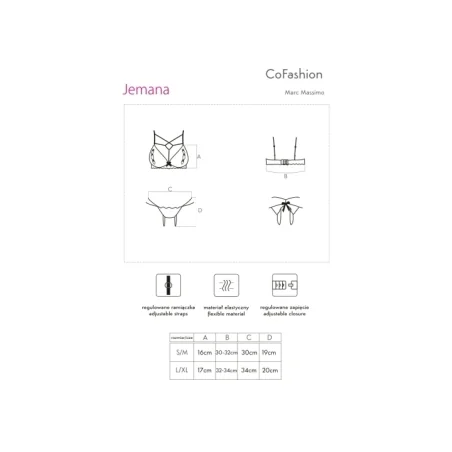 Jemana Set Schwarz von CoFashion Lingerie