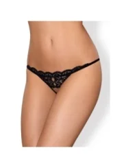 Im Schritt Offener Tanga Schwarz 831-Thc-1 von Obsessive