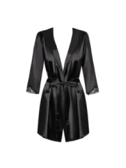 Satinia Robe Schwarz von Obsessive