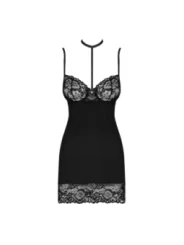 Raquelia Chemise & Tanga Schwarz von Obsessive