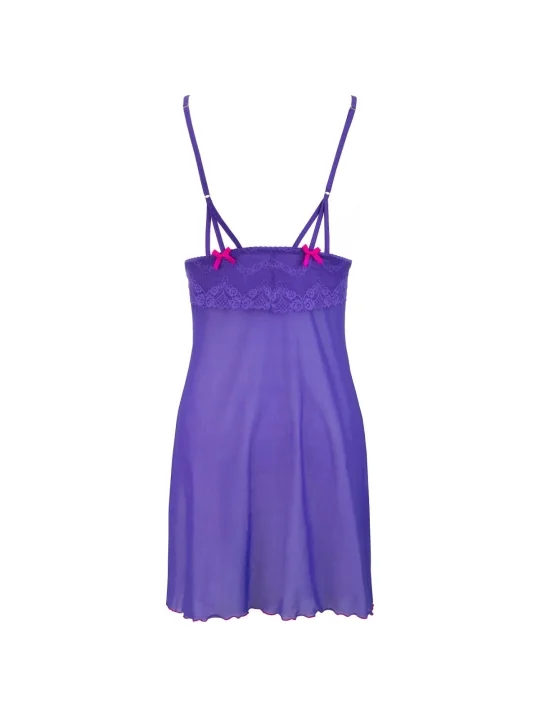 Babydoll & String Lila V-9689 von Axami