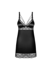 Eloissa Chemise & Tanga Schwarz von Obsessive