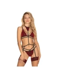 Sugestina 3er Set Rot von Obsessive