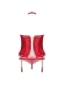 Flameria Korsett & Tanga Rot von Obsessive