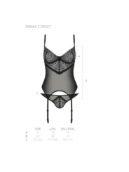 Zinnia Korsett Schwarz von Passion Eco Collection