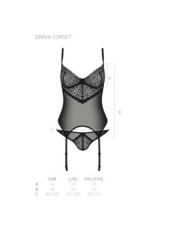 Eco Zinnia Korsett schwarz von Passion Eco Collection