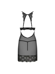 Renelia Chemise & Tanga Schwarz von Obsessive