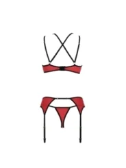 Magnolia 3er Set Red-Schwarz von Casmir