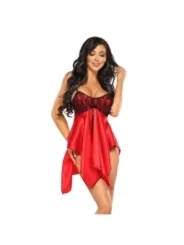 Julieta Chemise & Tanga Rot von Beauty Night Fashion