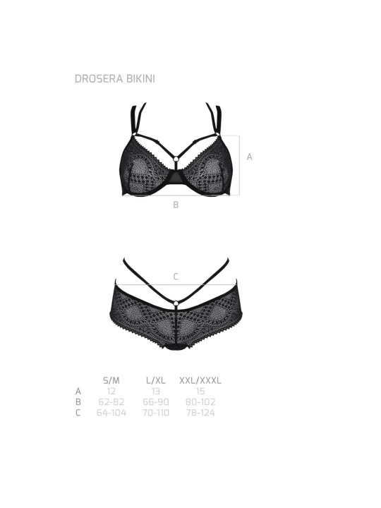 Eco Drosera 2er Set Bikini Schwarz von Passion Eco Collection