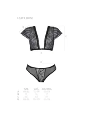 Eco Leafa Bikini Schwarz von Passion Eco Collection