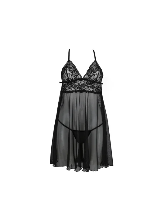 Leslie Chemise & Tanga Schwarz von Avanua