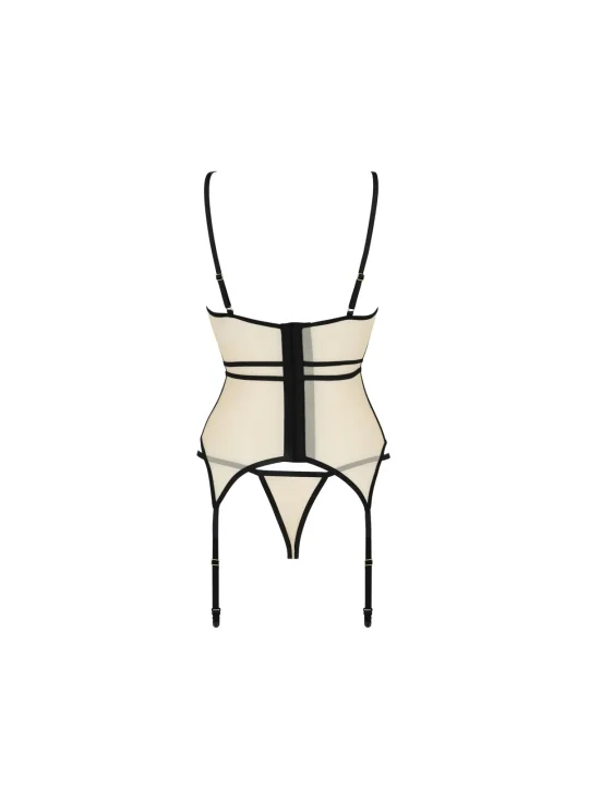 Serara Korsett & Tanga Beige von Passion-Exklusiv