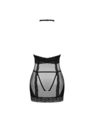 Lacrisia Chemise & Tanga Schwarz von Obsessive