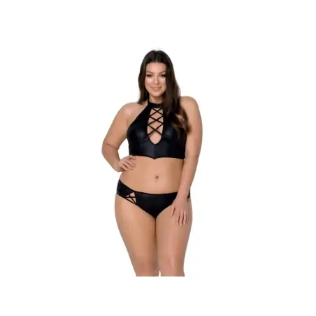 Nancy Size Plus Bikini 2er Set schwarz von Passion Size Plus