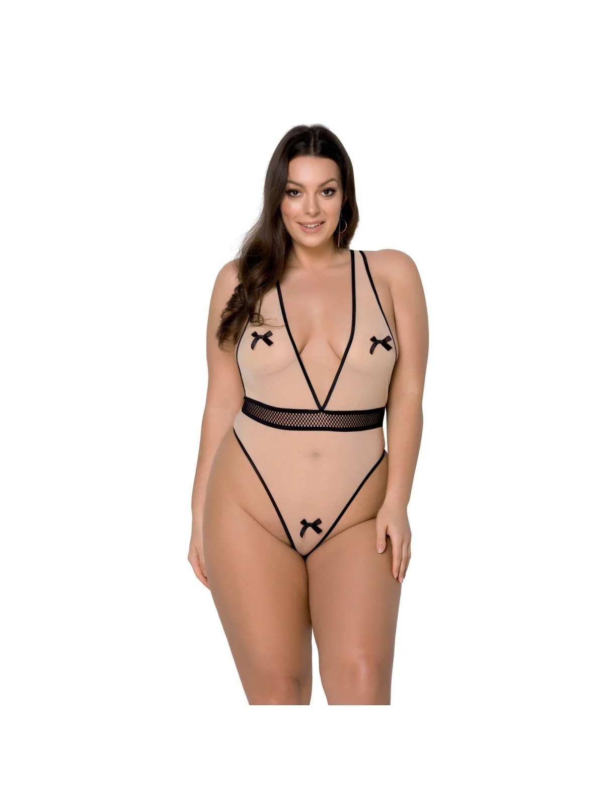 Viena Size Plus Body Beige von Passion Size Plus