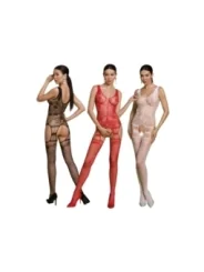 Eco Bodystocking Bs009 Rot von Passion Eco Collection