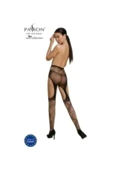 Eco Straps-Strumpfhose S005 Schwarz von Passion Eco Collection