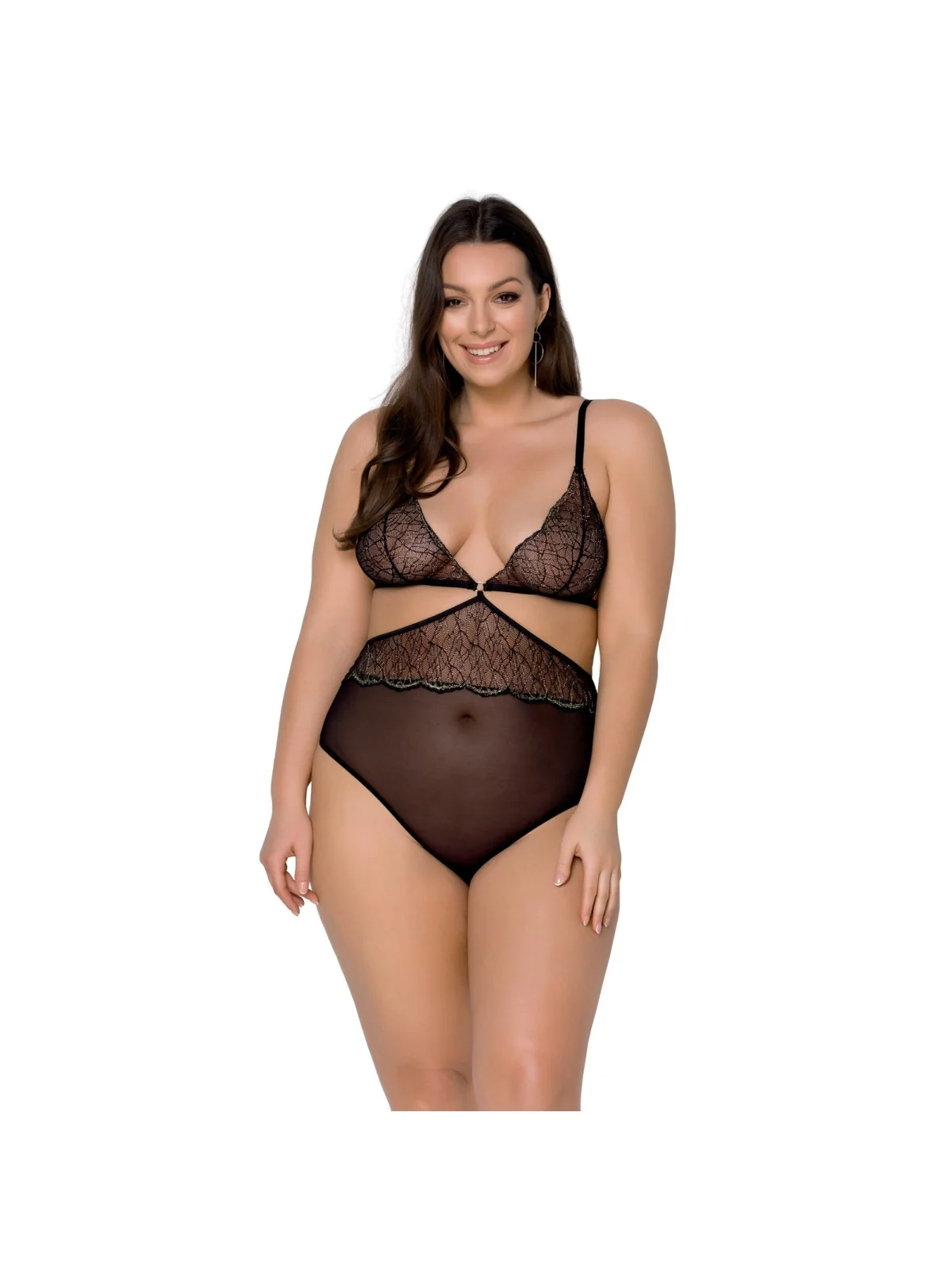 Amberly Size Plus Body Schwarz von Passion Size Plus