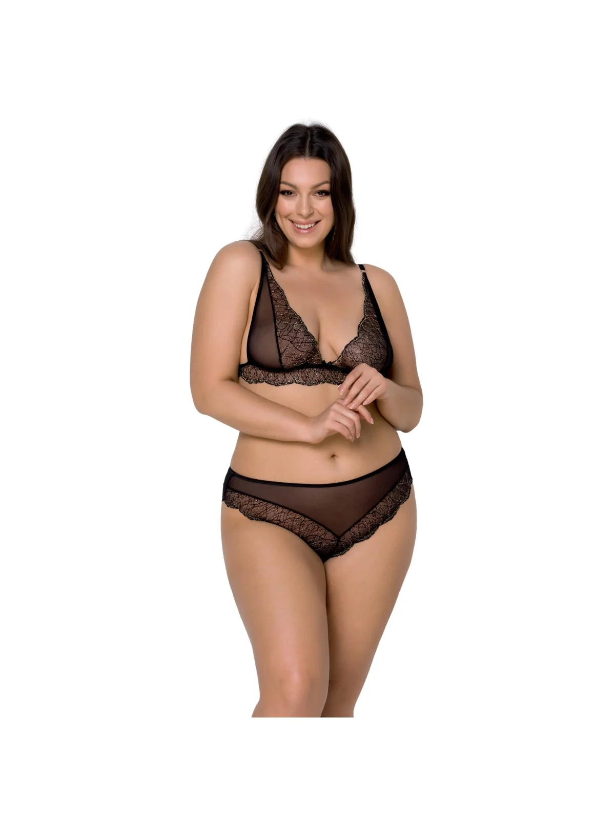 Amberly Size Plus 2er Set Schwarz von Passion Size Plus