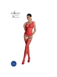 Eco Bodystocking Bs001 Rot von Passion Eco Collection