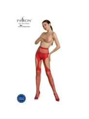 Eco Straps-Strumpfhose S005 Rot von Passion Eco Collection