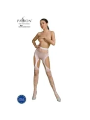 Eco Straps-Strumpfhose S005 Weiß von Passion Eco Collection