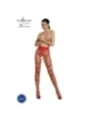 Eco Strumpfhose Ouvert S006 Rot von Passion Eco Collection