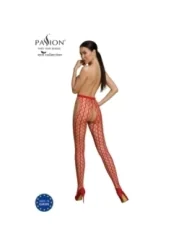 Eco Strumpfhose Ouvert S007 Rot von Passion Eco Collection