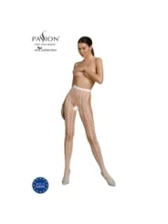 Eco Strumpfhose Ouvert S007 Weiß von Passion Eco Collection