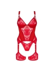 Belovya Korsett & Tanga Rot von Obsessive