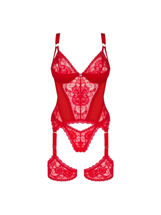 Belovya Korsett & Tanga Rot von Obsessive