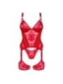 Belovya Korsett & Tanga Rot von Obsessive