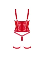 Belovya Korsett & Tanga Rot von Obsessive