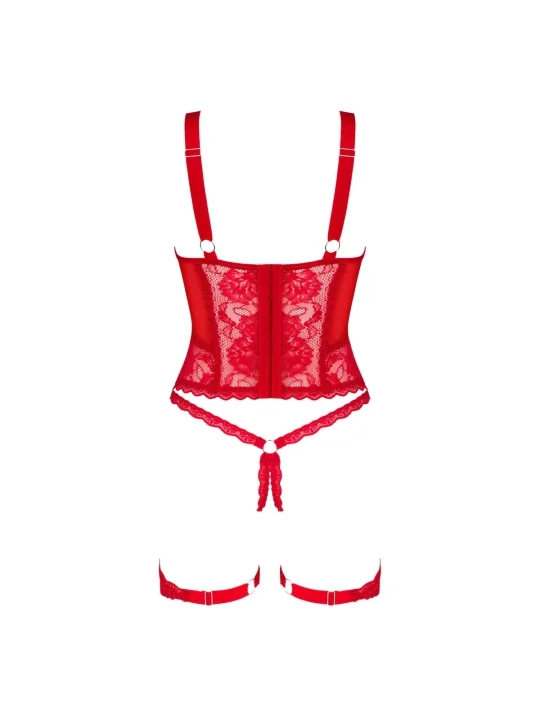 Belovya Korsett & Tanga Rot von Obsessive