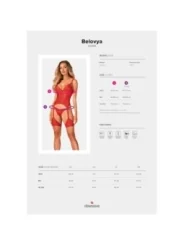 Belovya Korsett & Tanga Rot von Obsessive