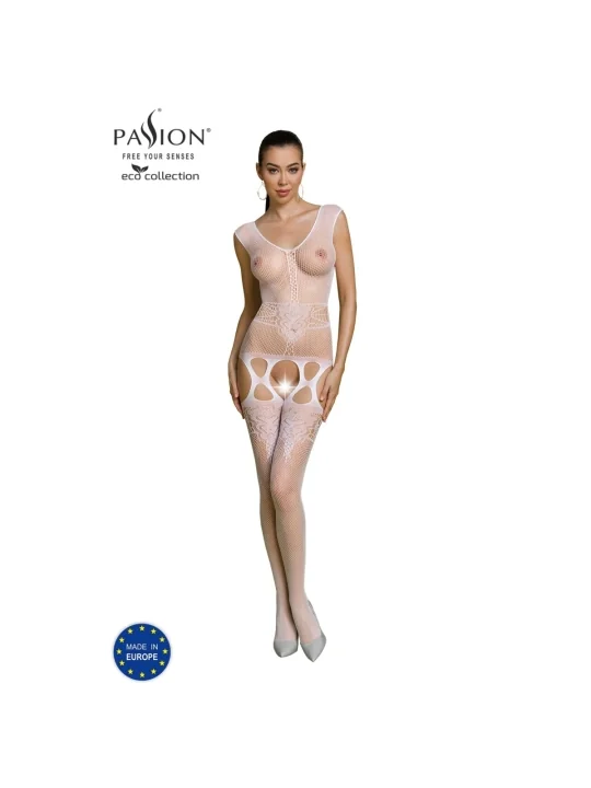 Eco Bodystocking Bs014 Weiß von Passion Eco Collection