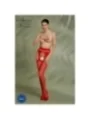 Eco Strumpfhose Ouvert S002 Rot von Passion Eco Collection