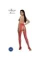 Eco Strumpfhose Ouvert S003 rot von Passion Eco Collection