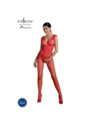 Eco Bodystocking Bs003 Rot von Passion Eco Collection