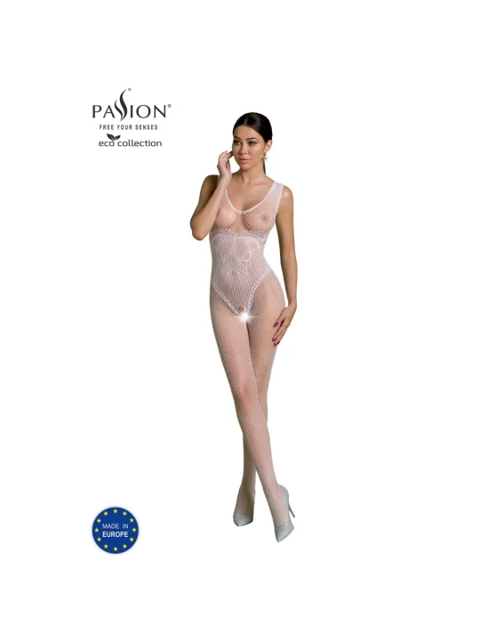 Eco Bodystocking Bs003 Weiß von Passion Eco Collection