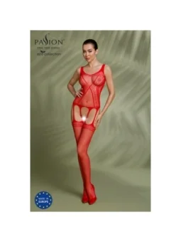 Weißer Ouvert Bodystocking Bs053 von Passion