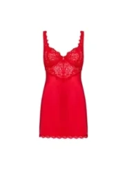 Amor Cherris Chemise & Tanga Rot von Obsessive