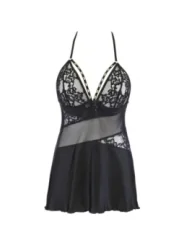 Babydoll & String Schwarz V-10479 von Axami